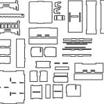 Muebles para dormitorio - Vector descarganle para corte CNC y grabado laser gratis | Stanser