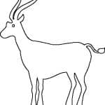 Silueta de Antílope - Vector descarganle para corte CNC y grabado laser gratis | Stanser