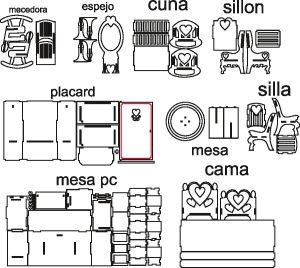 Muebles para muñecas