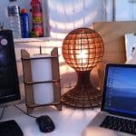 vector descargable para reproducir una lámpara esférica. Utiliza tu máquina de corte CNC para la realización de este proyecto.