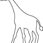 Silueta de jirafa - Vector descarganle para corte CNC y grabado laser gratis | Stanser