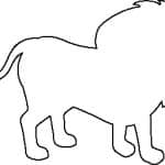 Silueta de león - Vector descarganle para corte CNC y grabado laser gratis | Stanser