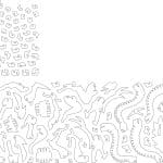 vector descargable para reproducir un dragón 3D. Utiliza tu máquina de corte CNC para la realización de este proyecto.