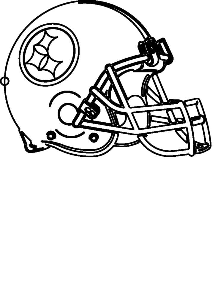 Casco de fútbol — vector para corte CNC