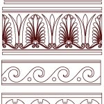 vector descargable para reproducir unas cenefas decorativas. Utiliza tu máquina de corte CNC para la realización de este proyecto.
