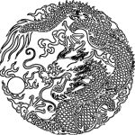 vector descargable para reproducir una esfera con forma de esfera de dragón chino. Utiliza tu máquina de corte CNC para la realización de este proyecto.