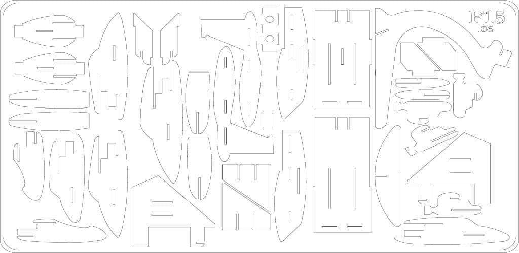 Rompecabezas carro — vector para corte CNC