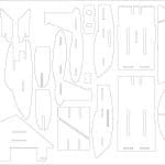 vector descargable para reproducir rompecabezas auto. Utiliza tu máquina de corte CNC para la realización de este proyecto.