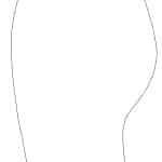 vector descargable para reproducir una huella de pie humano. Utiliza tu máquina de corte CNC para la realización de este proyecto.