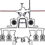 vector descargable para reproducir un helicóptero. Utiliza tu máquina de corte CNC para la realización de este proyecto.