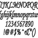 Abecedario de letras cursivas - Vector descarganle para corte CNC y grabado laser gratis | Stanser