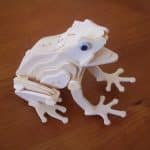 vector descargable para reproducir una rana 3D Utiliza tu máquina de corte CNC para la realización de este proyecto.