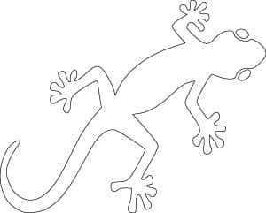 Silueta gecko