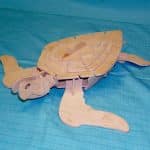 vector descargable para reproducir un rompecabezas de tortuga. Utiliza tu máquina de corte CNC para la realización de este proyecto.