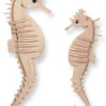 Caballito de Mar 3D - Vector descarganle para corte CNC y grabado laser gratis | Stanser