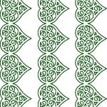 Borde de corazones calados - Vector descarganle para corte CNC y grabado laser gratis | Stanser