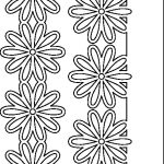 Borde de flores - Vector SVG DXF para CNC Router y Laser CO2 - Descargable gratis | Stanser