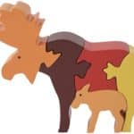 Te compartimos un vector descargable para reproducir un rompecabezas de alce. Utiliza tu máquina de corte CNC para la realización de este proyecto.