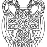 Cruz Celta con dragón - Vector SVG DXF para CNC Router y Laser CO2 - Descargable gratis | Stanser