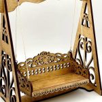 Te compartimos un vector descargable para reproducir un columpio. Utiliza tu máquina de corte CNC para la realización de este proyecto.