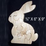 Te compartimos un vector descargable para reproducir un rompecabezas de conejo. Utiliza tu máquina de corte CNC para la realización de este proyecto.