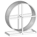 Rueda de Hamster - Vector descarganle para corte CNC y grabado laser gratis | Stanser