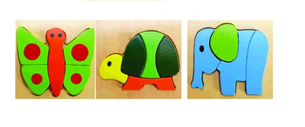 ROMPECABEZAS DE ANIMALITOS 2 — vector para corte CNC