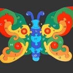 Te compartimos un vector descargable para reproducir un rompecabezas de mariposa. Utiliza tu máquina de corte CNC para la realización de este proyecto.