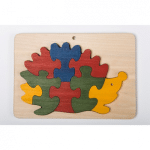 Te compartimos un vector descargable para reproducir un rompecabezas en forma de puercospín. Utiliza tu máquina de corte CNC para la realización de este proyecto.