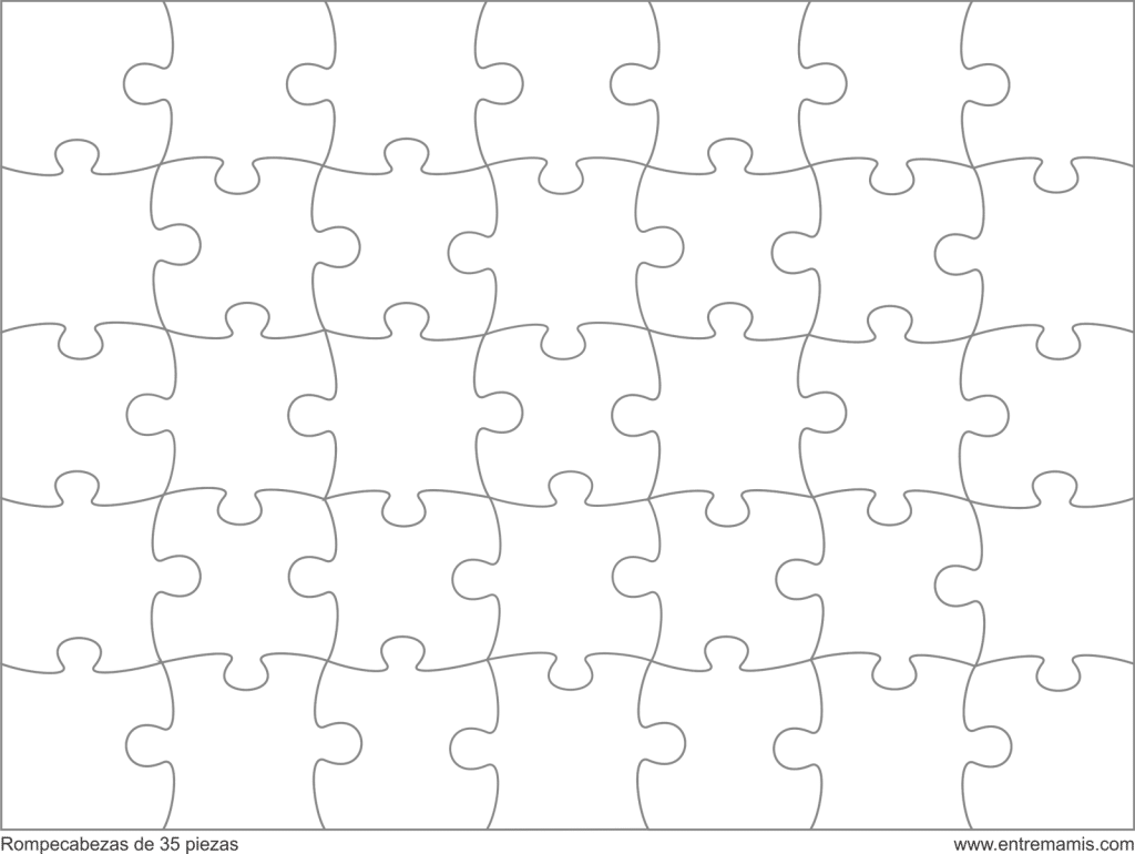 ROMPECABEZAS — vector para corte CNC