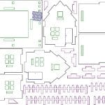 Casa de madera - Vector descarganle para corte CNC y grabado laser gratis | Stanser