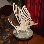 Mariposa 3D - Vector descarganle para corte CNC y grabado laser gratis | Stanser