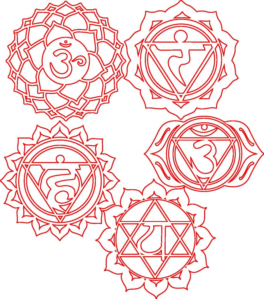 CHAKRA — vector para corte CNC