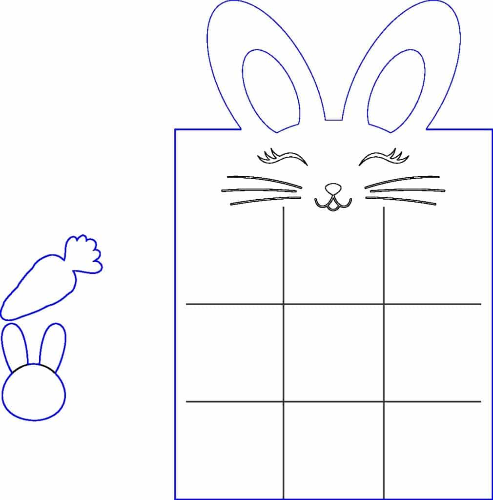JUEGO DE GATO PASCUA — vector para corte CNC