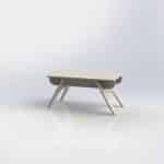 Mesa de centro rectangular - Vector descarganle para corte CNC y grabado laser gratis | Stanser