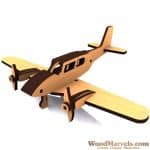 Avioneta Piper - Vector descarganle para corte CNC y grabado laser gratis | Stanser