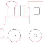 Te compartimos un vector descargable para reproducir un rompecabezas en forma de tren. Utiliza tu máquina de corte CNC para la realización de este proyecto.