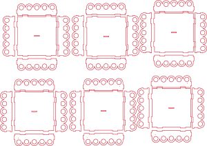 Cajas apilables para candy bar