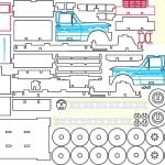 Ford F4000 - Vector descarganle para corte CNC y grabado laser gratis | Stanser