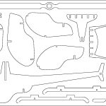 Helicóptero 3D simple - Vector descarganle para corte CNC y grabado laser gratis | Stanser