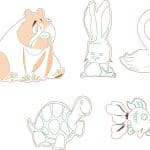 Apliques de animales - Vector descarganle para corte CNC y grabado laser gratis | Stanser