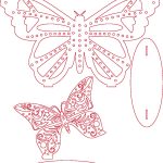 Centro de mesa "Mariposa" - Vector SVG DXF para CNC Router y Laser CO2 - Descargable gratis | Stanser
