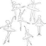 Bailarinas de Ballet - Vector SVG DXF para CNC Router y Laser CO2 - Descargable gratis | Stanser