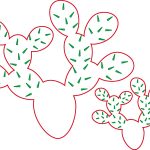 Cactus #3 - Vector descarganle para corte CNC y grabado laser gratis | Stanser