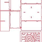 Caja de Té con 4 compartimentos - Vector descarganle para corte CNC y grabado laser gratis | Stanser