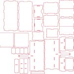 Costurero organizador - Vector SVG DXF para CNC Router y Laser CO2 - Descargable gratis | Stanser