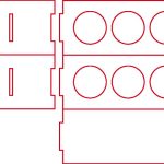 Especiero para 3 botellas - Vector descarganle para corte CNC y grabado laser gratis | Stanser