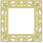 Te compartimos un vector descargable para reproducir un marco cuadrado. Utiliza tu máquina de corte CNC para la realización de este proyecto.