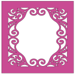 Te compartimos un vector descargable para reproducir un marco cuadrado.  Utiliza tu máquina de corte CNC para la realización de este proyecto.