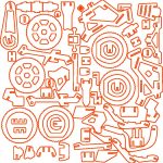 Moto armable - Vector descarganle para corte CNC y grabado laser gratis | Stanser